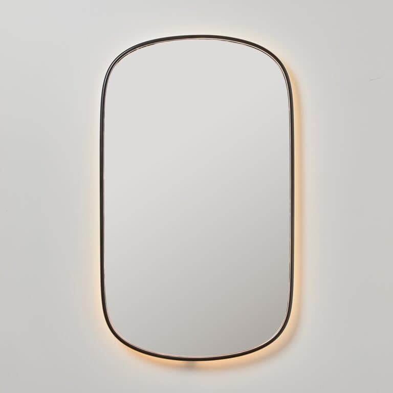 Bloom speil 598x1000mm, sort