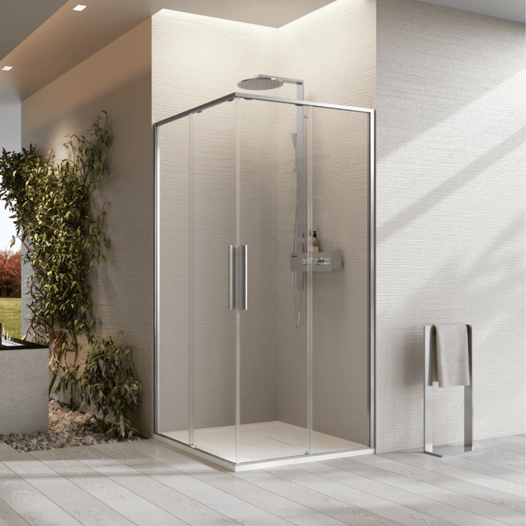 Riga A skyvedør for hjørnemontering høyre