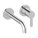 Silhouet servantkran for innbygging m/rosett 180mm