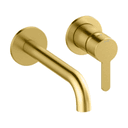 Silhouet servantkran for innbygging m/rosett 180mm