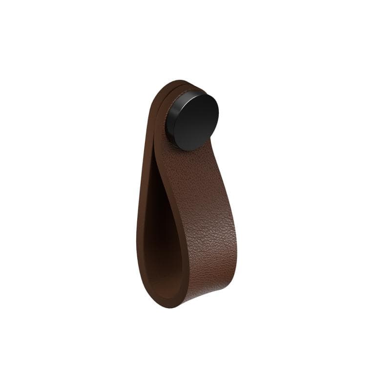 Lærgrep, brun med sort